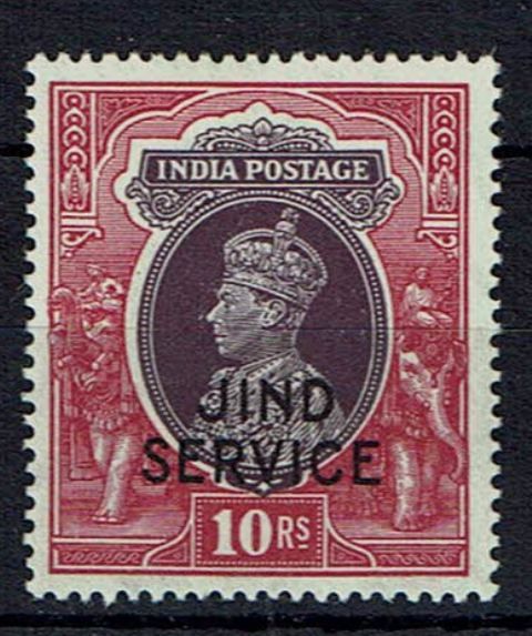 Image of Indian Convention States ~ Jind SG O86 LMM British Commonwealth Stamp
